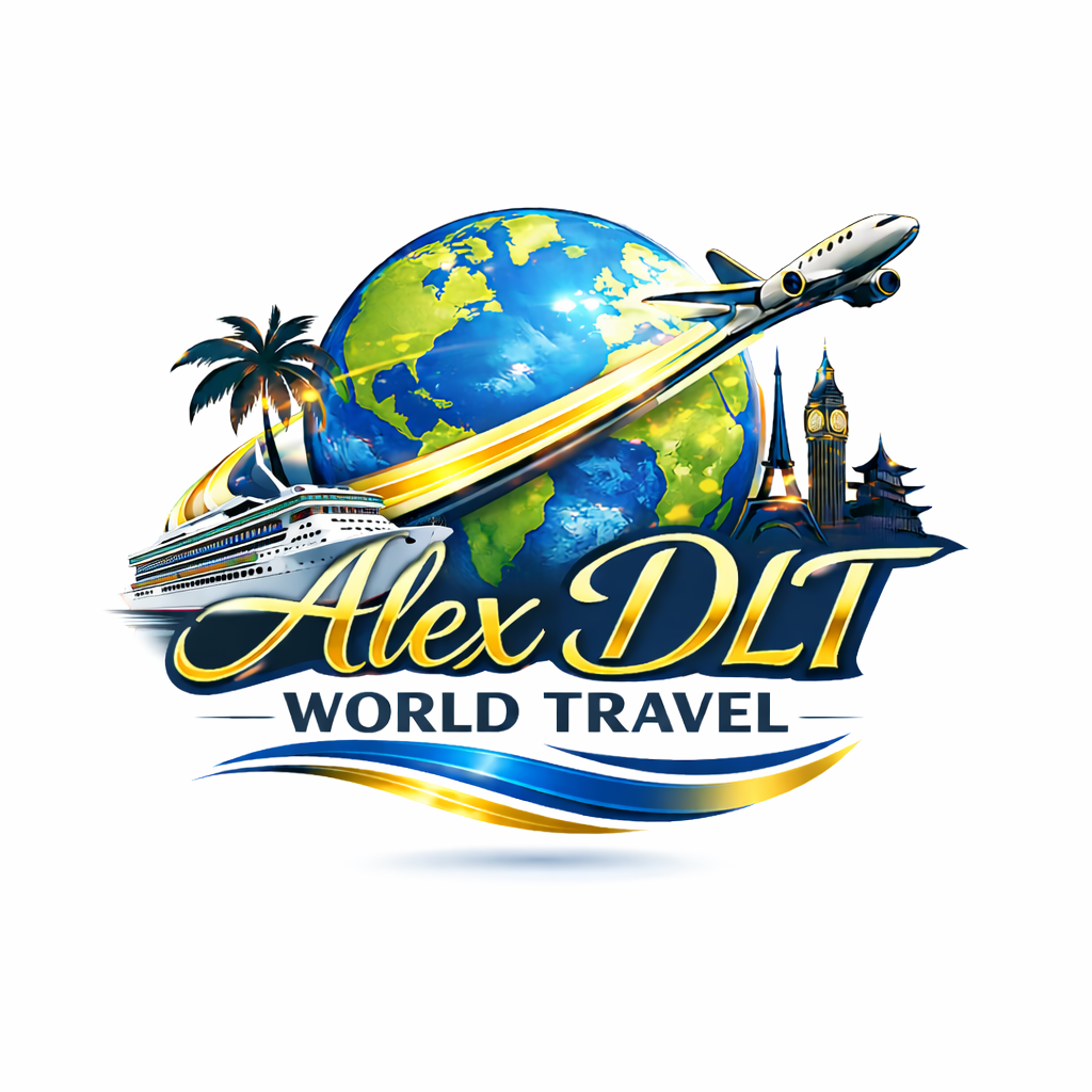 Alex DLT World Travel logo